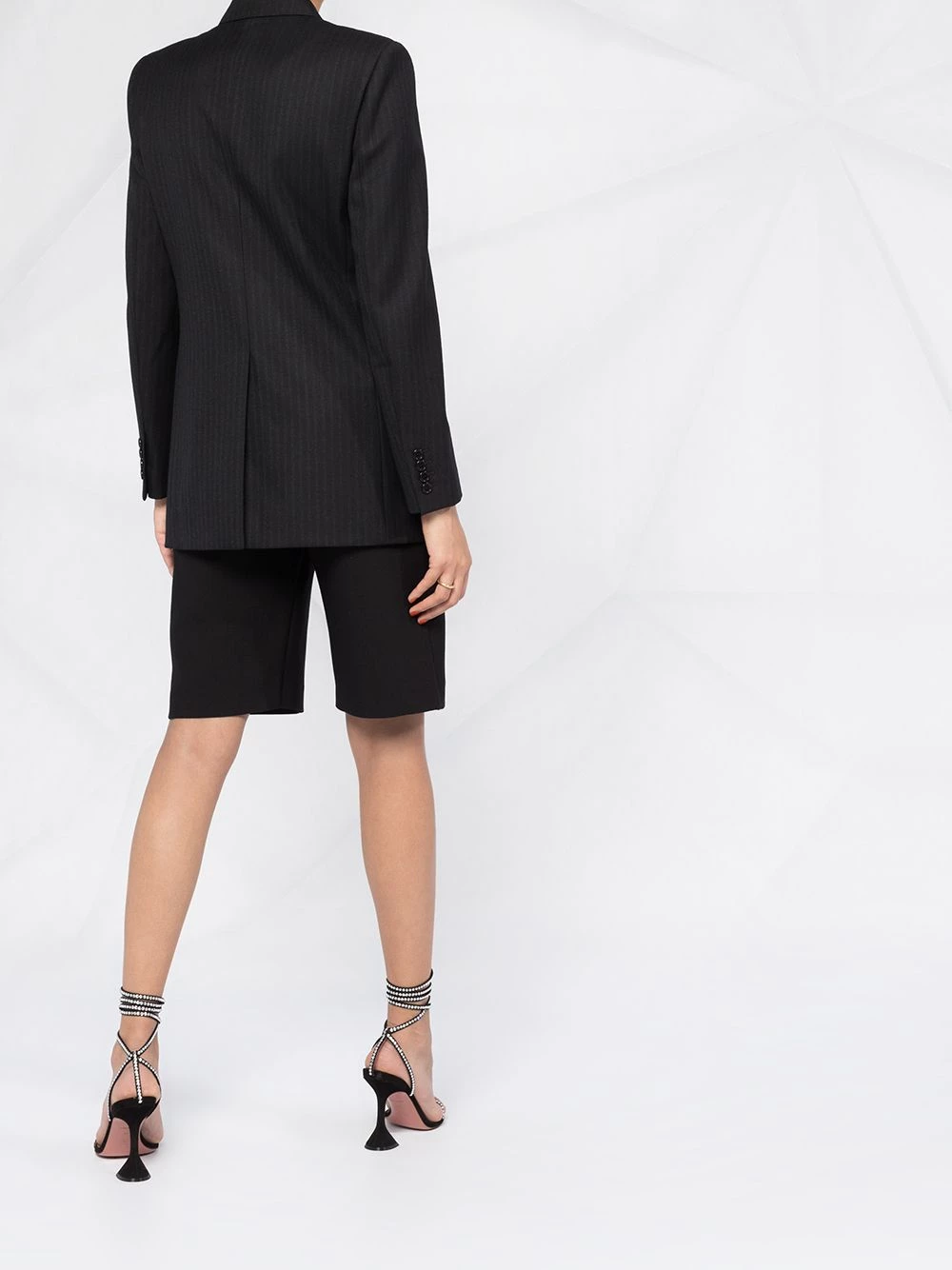 Saint Laurent double-breasted pinstriped blazer