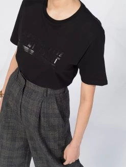 Saint Laurent tonal logo-print T-shirt