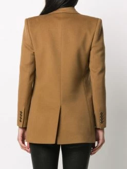 Saint Laurent double-breasted long blazer