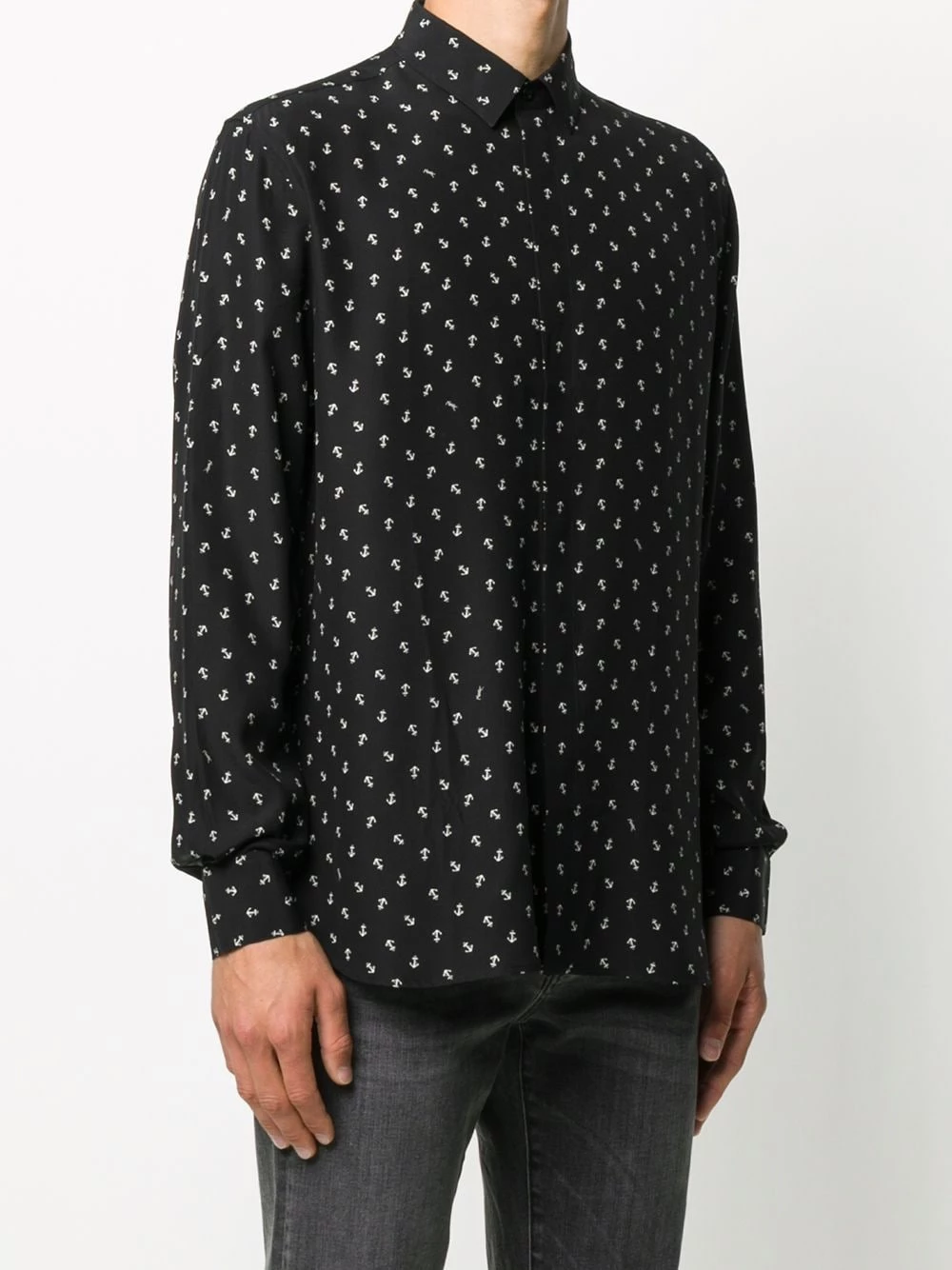 Saint Laurent anchor print shirt