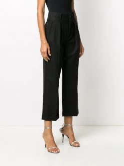 Saint Laurent cropped tailored trousers