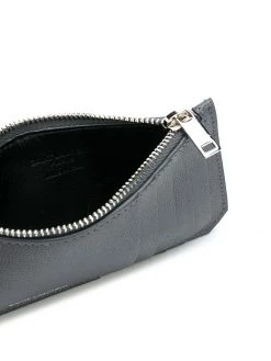 Saint Laurent zip-fastened leather cardholder