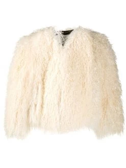 Saint Laurent oversized shearling jacket