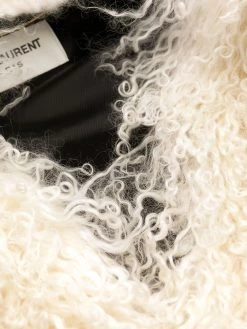Saint Laurent oversized shearling jacket