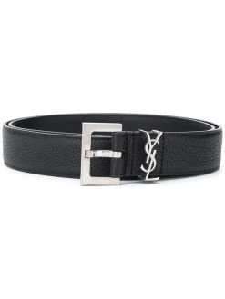 Saint Laurent grained leather belt