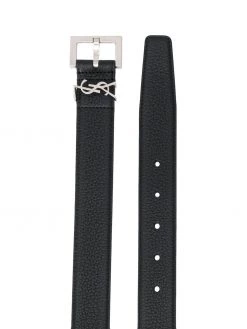Saint Laurent grained leather belt