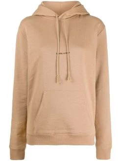 Saint Laurent logo printed hoodie