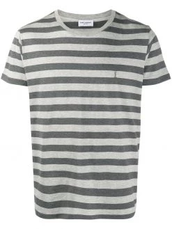 Saint Laurent striped cotton T-shirt