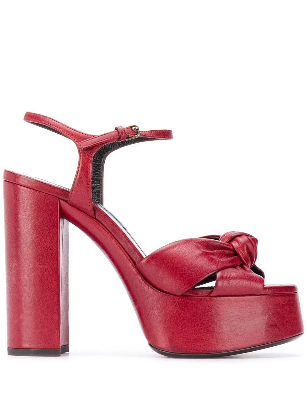 Saint Laurent Bianca knot-detail 125mm sandals