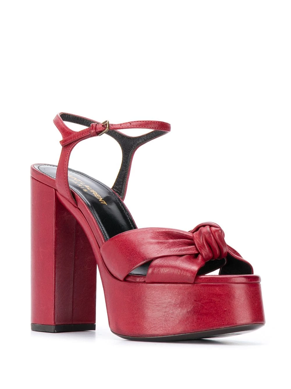 Saint Laurent Bianca knot-detail 125mm sandals