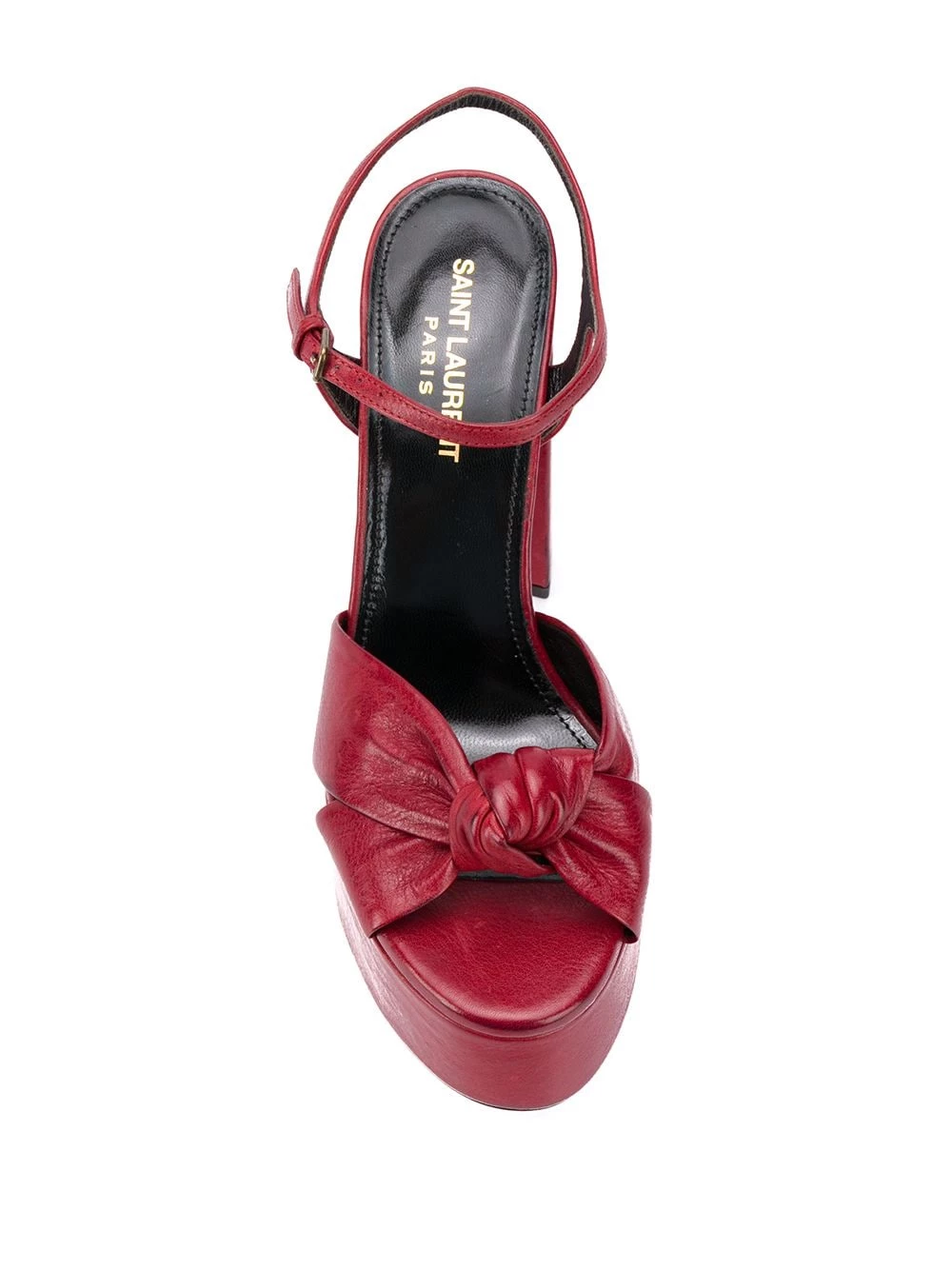 Saint Laurent Bianca knot-detail 125mm sandals