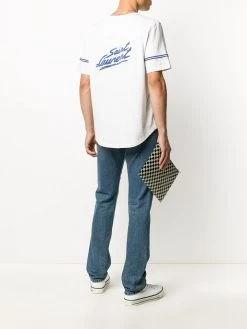 Saint Laurent fifties signature print destroyed T-shirt