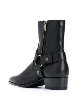 Saint Laurent leather ankle boots