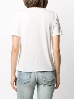 Saint Laurent Love 1975 snake print T-shirt