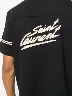 Saint Laurent logo-print cotton T-shirt