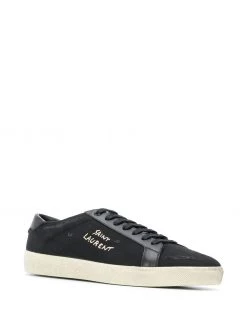Saint Laurent logo-print low-top sneakers