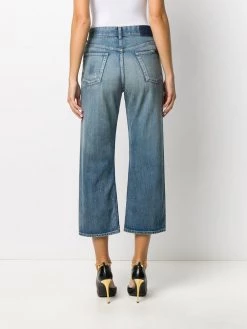 Saint Laurent cropped straight-leg jeans