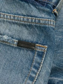 Saint Laurent cropped straight-leg jeans