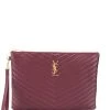 Saint Laurent quilted clutch bag