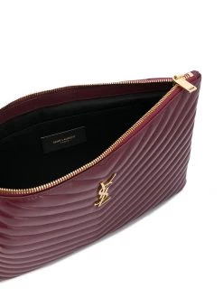 Saint Laurent quilted clutch bag