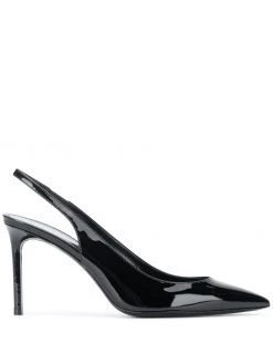 Saint Laurent pointed-toe slingback pumps