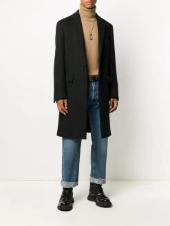 Saint Laurent roll-neck raglan-sleeve jumper