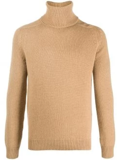 Saint Laurent roll-neck raglan-sleeve jumper