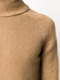 Saint Laurent roll-neck raglan-sleeve jumper