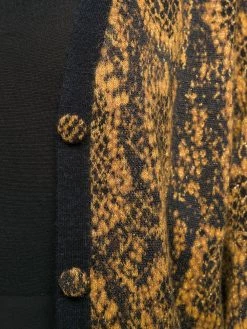 Saint Laurent snake print cardigan