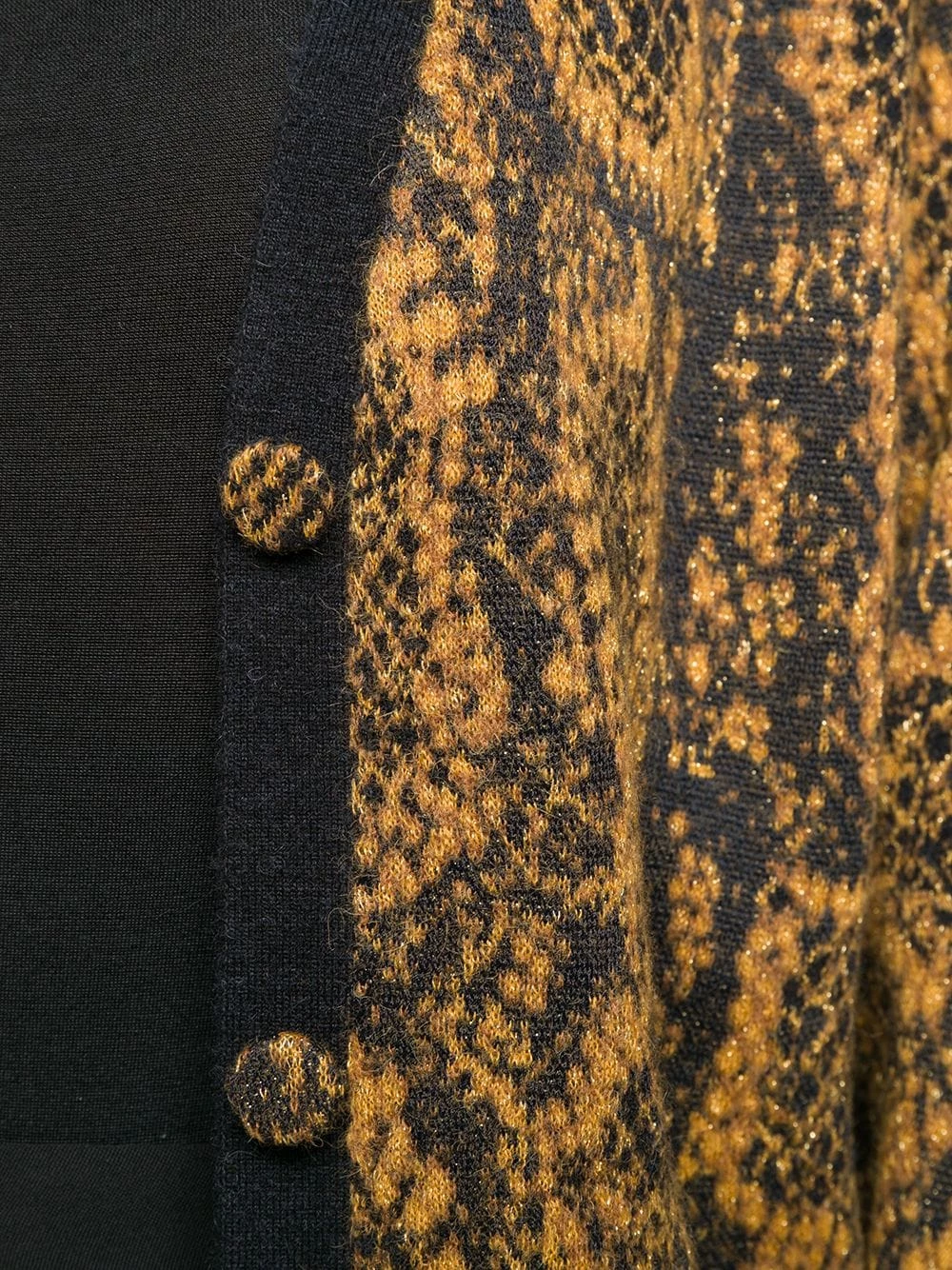 Saint Laurent snake print cardigan