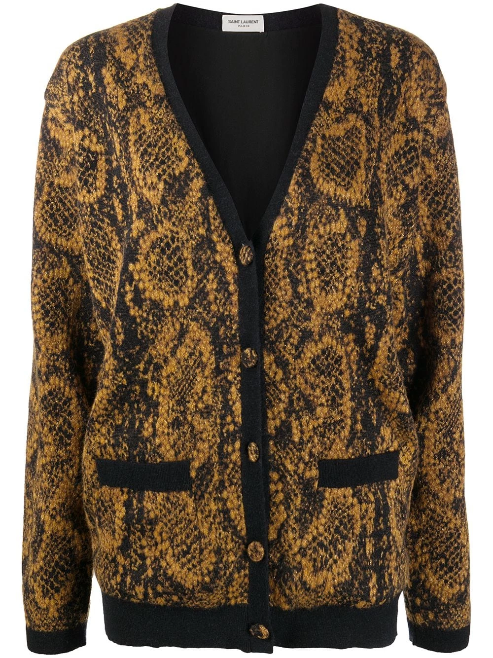Saint Laurent snake print cardigan