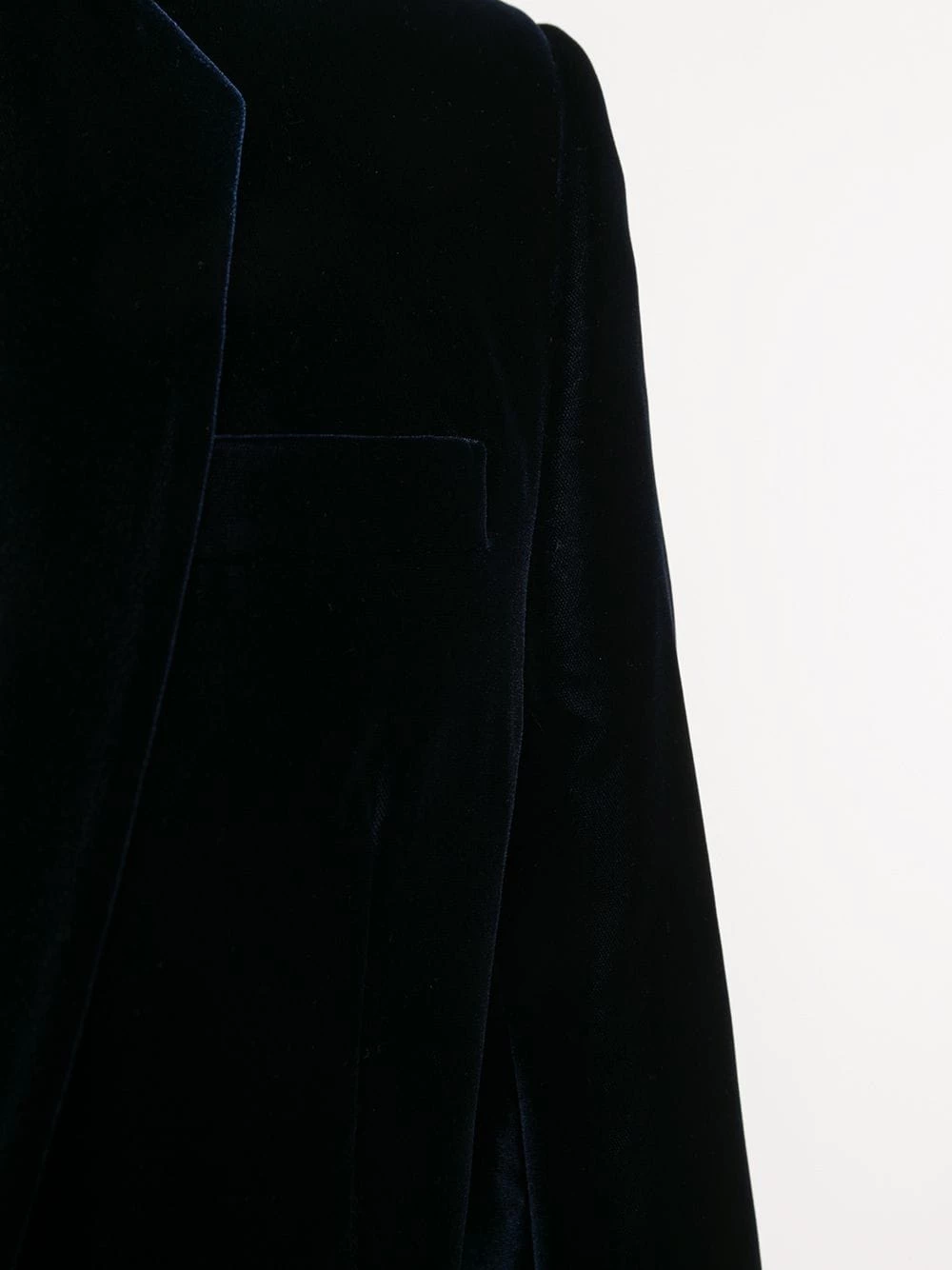 Saint Laurent velvet single button blazer