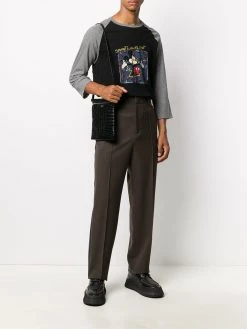 Saint Laurent Mickey Mouse-print T-shirt