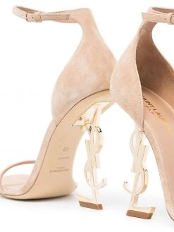 Saint Laurent Opyum 110mm suede sandals