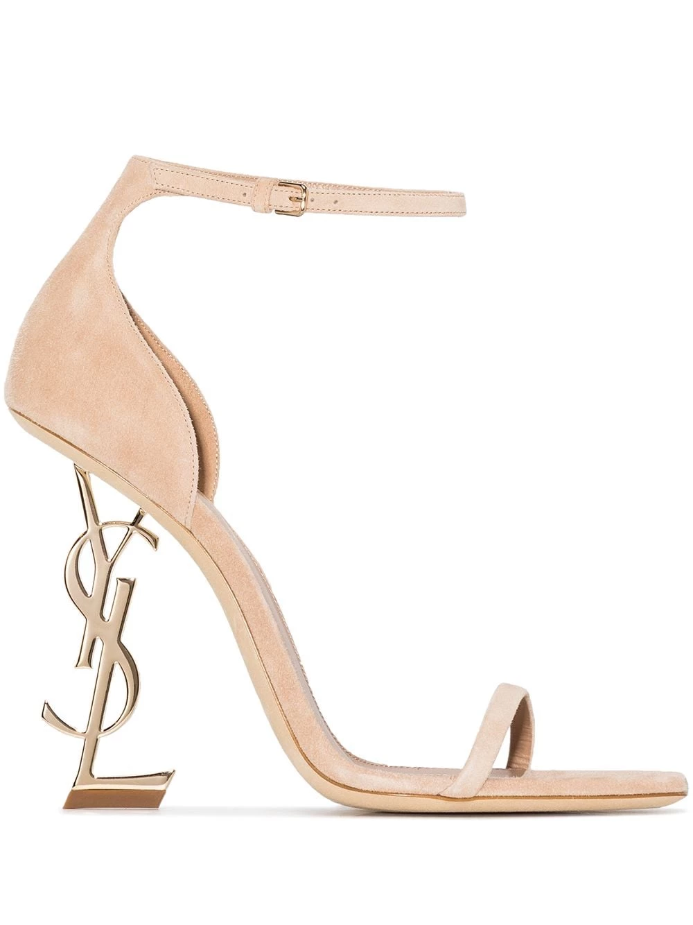 Saint Laurent Opyum 110mm suede sandals