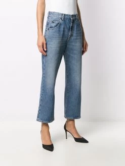 Saint Laurent cropped mid-rise jeans