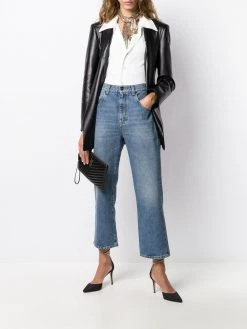 Saint Laurent cropped mid-rise jeans