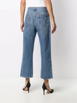 Saint Laurent cropped mid-rise jeans