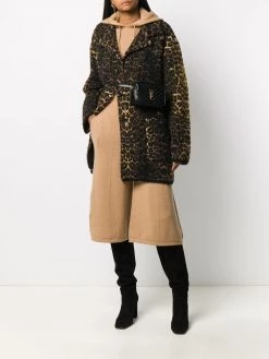 Saint Laurent leopard print coat
