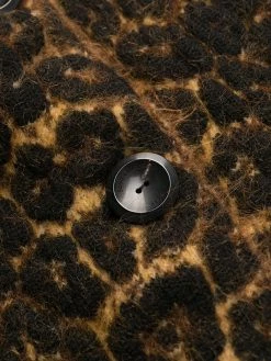 Saint Laurent leopard print coat