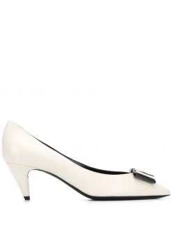 Saint Laurent logo plaque pumps