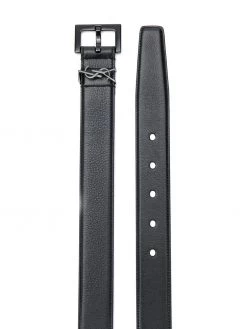 Saint Laurent monogram buckle belt