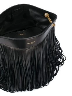 Saint Laurent fringed leather shoulder bag