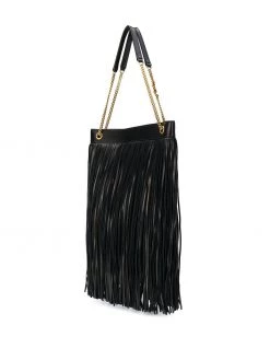 Saint Laurent fringed leather shoulder bag