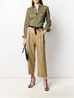 Saint Laurent button-up long-sleeve shirt