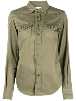 Saint Laurent button-up long-sleeve shirt