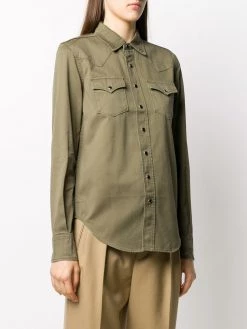 Saint Laurent button-up long-sleeve shirt