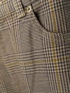 Saint Laurent micro check skinny trousers