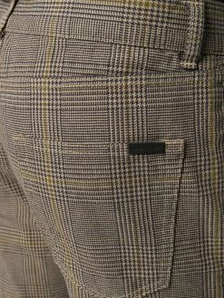 Saint Laurent micro check skinny trousers