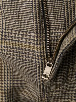 Saint Laurent micro check skinny trousers